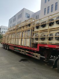 کولر گازی هوا سرد اتاق کم سر و صدای کم مصرف انرژی کم در حال اجرا